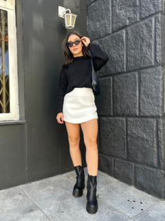 Short Saia Serena Branco