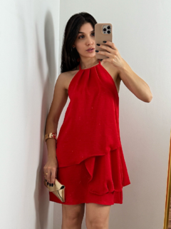Vestido Vermelho Radiant na internet