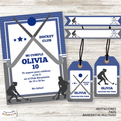 Kit Imprimible Hockey