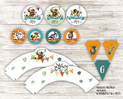 Kit Imprimible Madagascar - comprar online