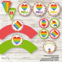 Kit Imprimible Popit - comprar online
