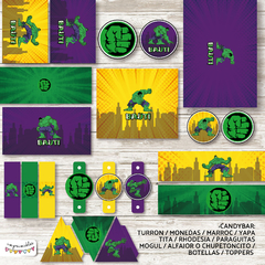 Kit Imprimible Hulk en internet