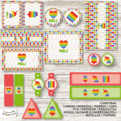 Kit Imprimible Popit en internet