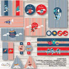 Kit imprimible Astronautas y extraterrestres en internet