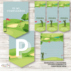 Kit Imprimible Golf - Imprimibles