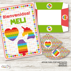 Kit Imprimible Popit - tienda online