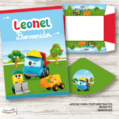 Kit Imprimible Leo el Camión - tienda online