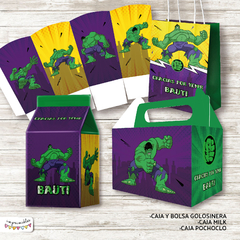 Imagen de Kit Imprimible Hulk