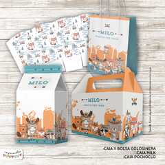 Kit Imprimible Animales del bosque tribal