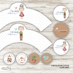 Kit Imprimible Desayuno Día de los abuelos - comprar online