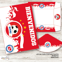 Kit imprimible Argentinos Juniors - tienda online