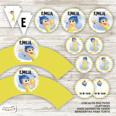 Kit Imprimible Intensamente ALEGRÍA - comprar online