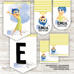 Kit Imprimible Intensamente ALEGRÍA - Imprimibles