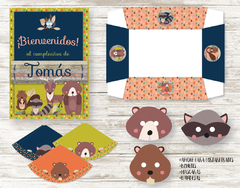 Kit imprimible Animales del bosque - tienda online