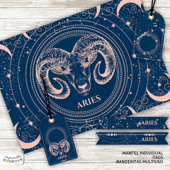 Kit Imprimible Desayunos del zodíaco: ARIES 
