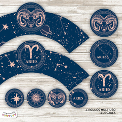 Kit Imprimible Desayunos del zodíaco: ARIES 