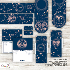 Kit Imprimible Desayunos del zodíaco: ARIES 