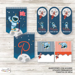 Kit imprimible Astronautas - Imprimibles
