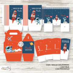 Imagen de Kit imprimible Astronautas