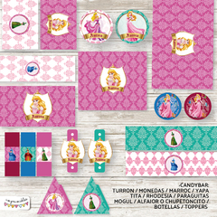 Kit Imprimible Princesa Aurora 