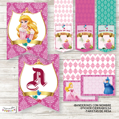 Kit Imprimible Princesa Aurora 