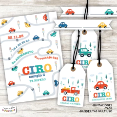 Kit Imprimible Autitos