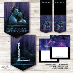 Kit imprimible Avatar - Imprimibles