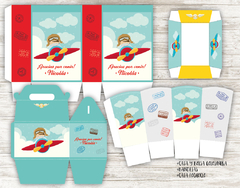 Imagen de Kit imprimible Aviador