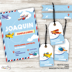 Kit Imprimible Aviones