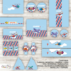 Kit Imprimible Aviones en internet