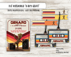 Kit imprimible Baby Groot