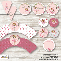 Kit imprimible Bailarinas - comprar online
