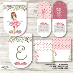 Kit imprimible Bailarinas - Imprimibles