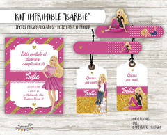 Kit imprimible Barbie