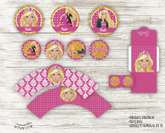 Kit imprimible Barbie - comprar online