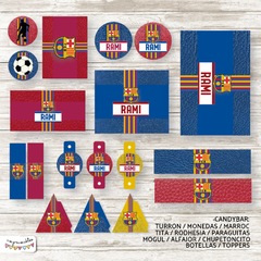 Kit imprimible Barcelona en internet