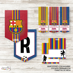 Kit imprimible Barcelona - Imprimibles