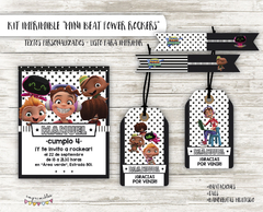 Kit imprimible Mini Beat Power Rockers