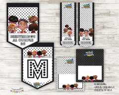 Kit imprimible Mini Beat Power Rockers - Imprimibles