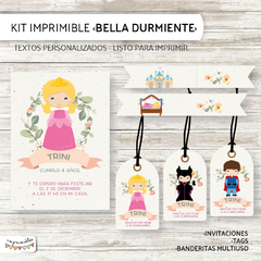 Kit imprimible La Bella durmiente