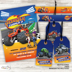 Kit Imprimible Blaze and the Monster Machines