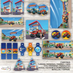 Kit Imprimible Blaze and the Monster Machines