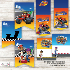 Kit Imprimible Blaze and the Monster Machines