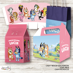Imagen de Kit Imprimible Bluey en rosa