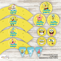 Kit Imprimible Bob Esponja - comprar online