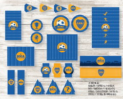 Kit imprimible Boca Juniors en internet