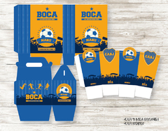 Imagen de Kit imprimible Boca Juniors