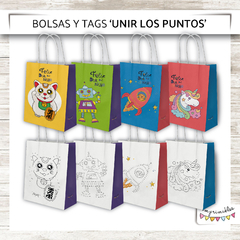 Bolsitas UNIR LOS PUNTOS Día de la niñez.