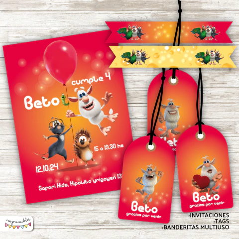 Kit Imprimible Booba