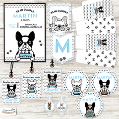 Kit Imprimible Perro Bulldog Francés